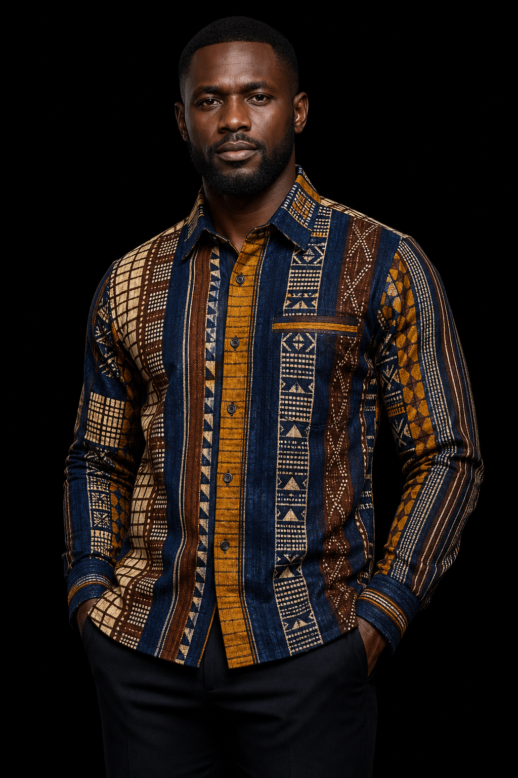 Traditional Kissi country cloth shirt